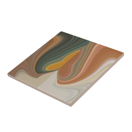 Retro Abstrakte Kunstdrucke Fliese (Seite)