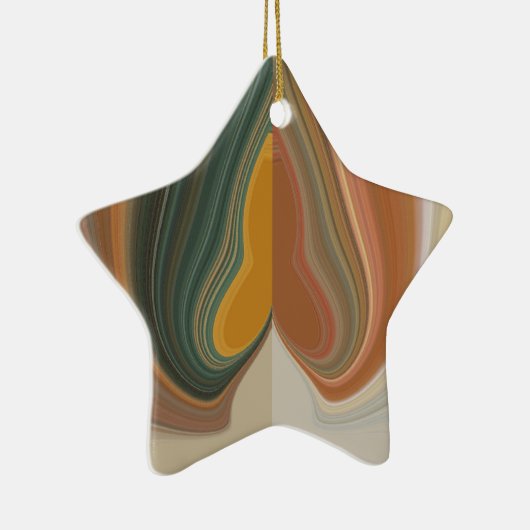 Retro Abstrakte Kunstdrucke Keramikornament (Rechts)