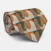 Retro Abstrakte Kunstdrucke Krawatte (Gerollt)