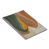 Retro Abstrakte Kunstdrucke Notizblock (Rechte Seite)