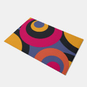 Retro Abstrakte Kunstwerke Fußmatte (Schrägansicht)