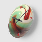 Retro-Abstrakte Wall-Uhr der 50er Jahre Runde Wanduhr (Winkel)