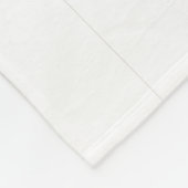 Retro abstrakte wellige Blumengarten-Kunst Fleecedecke (Ecke)