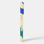 Retro Abstrakter Bio Shaping Personalisierter Name Case-Mate iPhone Hülle (Rückseite / Rechts)