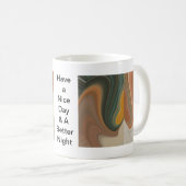 Retro-Abstrakter Kunstdruck Kaffeetasse (VorderseiteRechts)