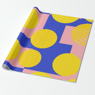 Retro abstrakter Pinselstrich (13) Geschenkpapier