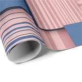 Retro abstrakter Pinselstrich (5) Geschenkpapier (Rolleneckpunkt)