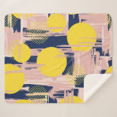 Retro Abstrakter Pinselstrich (8) Sherpadecke (Vorderseite (Horizontal))