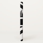 Retro abstrakter schwarzer Case-Mate iPhone hülle (Hinten/Rechts)