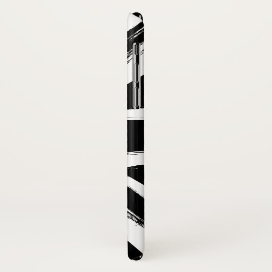 Retro abstrakter schwarzer Case-Mate iPhone hülle (Hinten/Links)