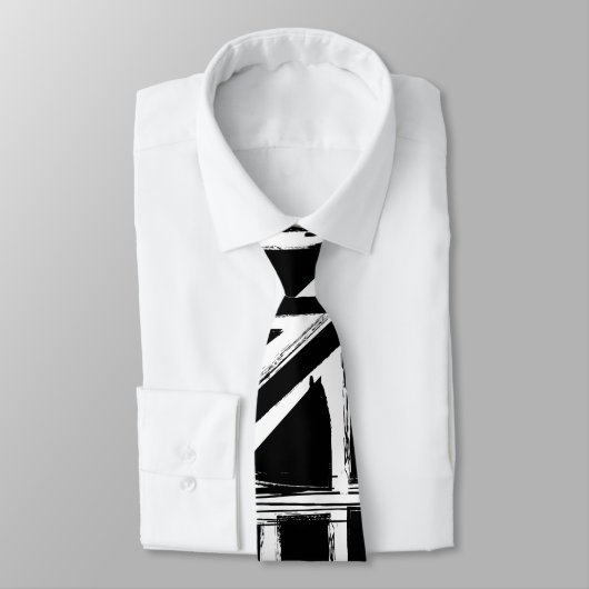 Retro abstrakter schwarzer krawatte (Gebunden)