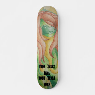 Retro-abstrakter Stadtart Skateboard