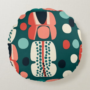 Retro Abstrakter Totem & Pod Kissen