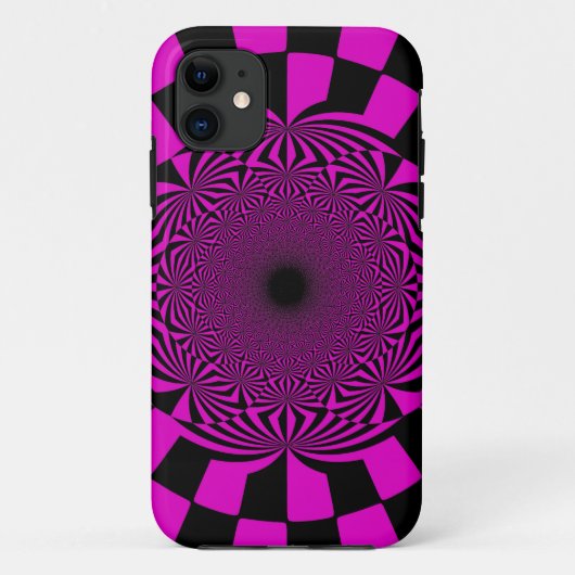 Retro abstraktes Art Design 3 Case-Mate iPhone Hülle (Rückseite)