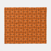 Retro-Abstraktes Fleece-Decke Fleecedecke (Vorderseite (Horizontal))