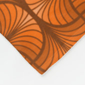 Retro-Abstraktes Fleece-Decke Fleecedecke (Ecke)