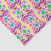 Retro Abstraktes Muster Decoupage Seidenpapier (Ausschnitt)