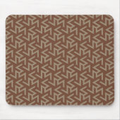 Retro abstraktes Muster im Stil der Mitte des 20. Mousepad (Vorne)