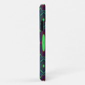 Retro-Abstraktes Muster, Rot und Blau Case-Mate iPhone Hülle (Hinten/Rechts)