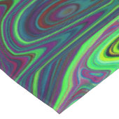 Retro-Abstraktes Muster, Rot und Blau Tischdecke (Schrägansicht)