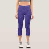 Retro-Abstraktes Neonmuster Capri Leggings (Vorderseite)