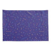 Retro-Abstraktes Neonmuster Kissenbezug (Rückseite-Rechts)