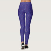 Retro-Abstraktes Neonmuster Leggings (Rückseite)