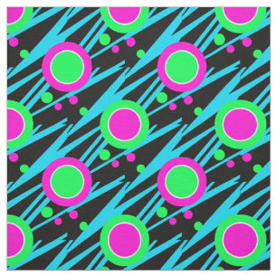 Retro abstraktes Polka-Punkt-Muster Stoff
