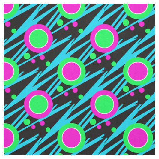 Retro abstraktes Polka-Punkt-Muster Stoff (Muster)