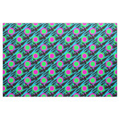 Retro abstraktes Polka-Punkt-Muster Stoff (Fat Quarter (45,7 x 55,9 cm))