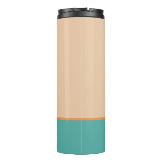 Retro Abstraktes Surfboard für Teens Thermosbecher (Rückseite)