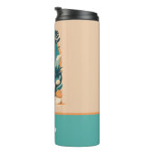 Retro Abstraktes Surfboard für Teens Thermosbecher (Nach rechts gedreht)