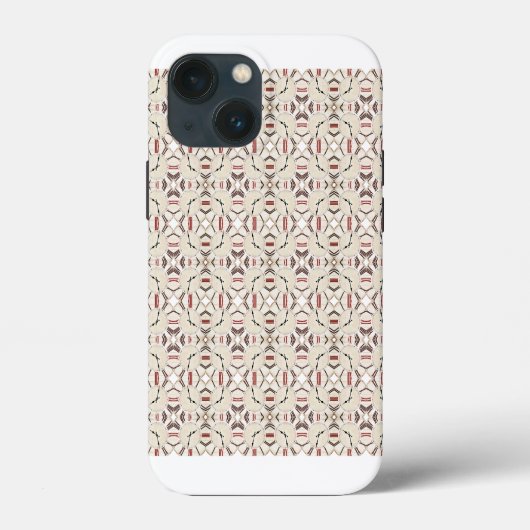 Retro abstraktes Uhrmuster Case-Mate iPhone Hülle (Rückseite)