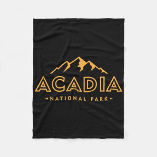 Retro Acadia National Park Maine Est 1916 Herren D Fleecedecke