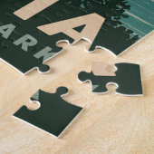 Retro Acadia Nationalpark Bar Harbour Puzzle (Seite)