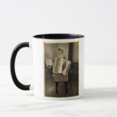 Retro Accordion Girl Tasse (Links)