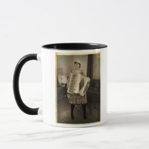 Retro Accordion Girl Tasse
