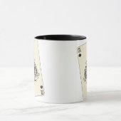 Retro Ace des Spades Tasse (Zentrum)
