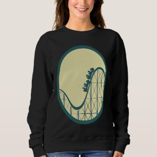 Retro-Achterbahn Extremer Vintage-Themenpark Sweatshirt