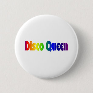 Retro Achtzigerjahre   Disco-Königin-80er Button