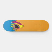 Retro Achtzigerjahre Haifisch-Woche Skateboard (Horizontal)