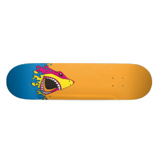 Retro Achtzigerjahre Haifisch-Woche Skateboard