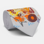 Retro Achtzigerjahre Musik Krawatte (Gerollt)