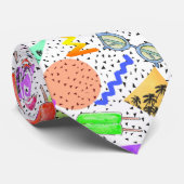 Retro Achtzigerjahre Neunzigerjahre Krawatte (Gerollt)