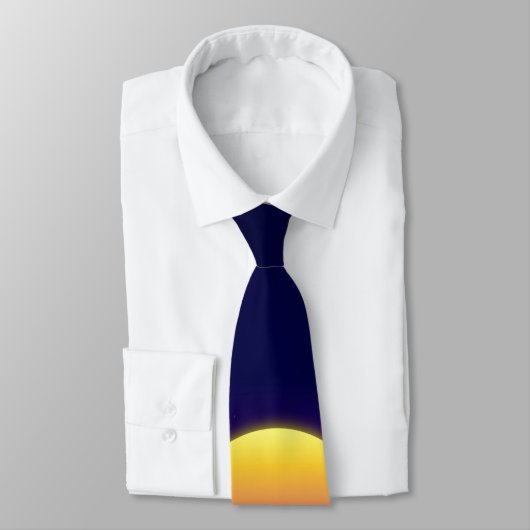 Retro Achtzigerjahre synthwave glühende Krawatte (Gebunden)