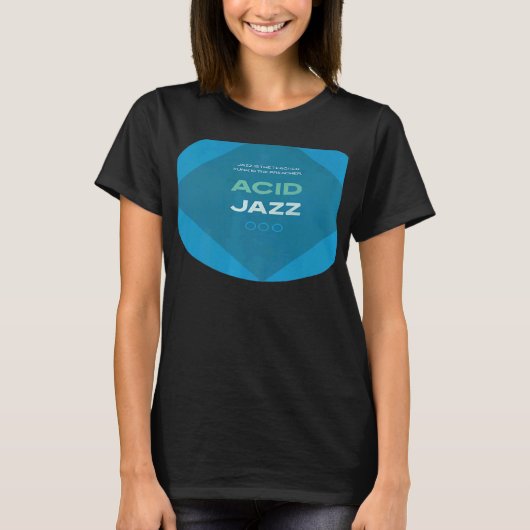 Retro Acid Jazz 90er Jazz T-Shirt (Vorderseite)
