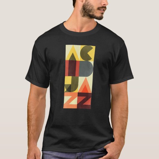 Retro Acid Jazz 90er Jazz T-Shirt (Vorderseite)