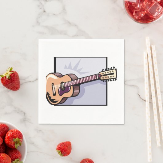 Retro Acoustic 12-String Gitarre Serviette (Beispiel)