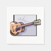 Retro Acoustic 12-String Gitarre Serviette (Vorderseite)