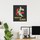 Retro ad Chocolat Klaus Poster (Heimbüro)